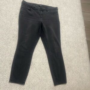 NYDJ in faded black skinny jeans size 12